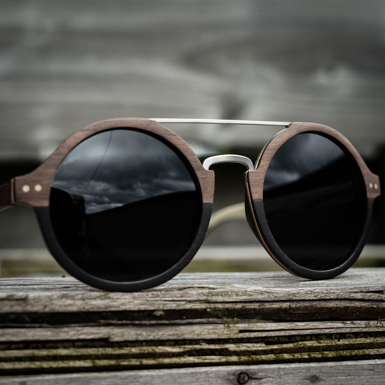 Solaire bois pont métal