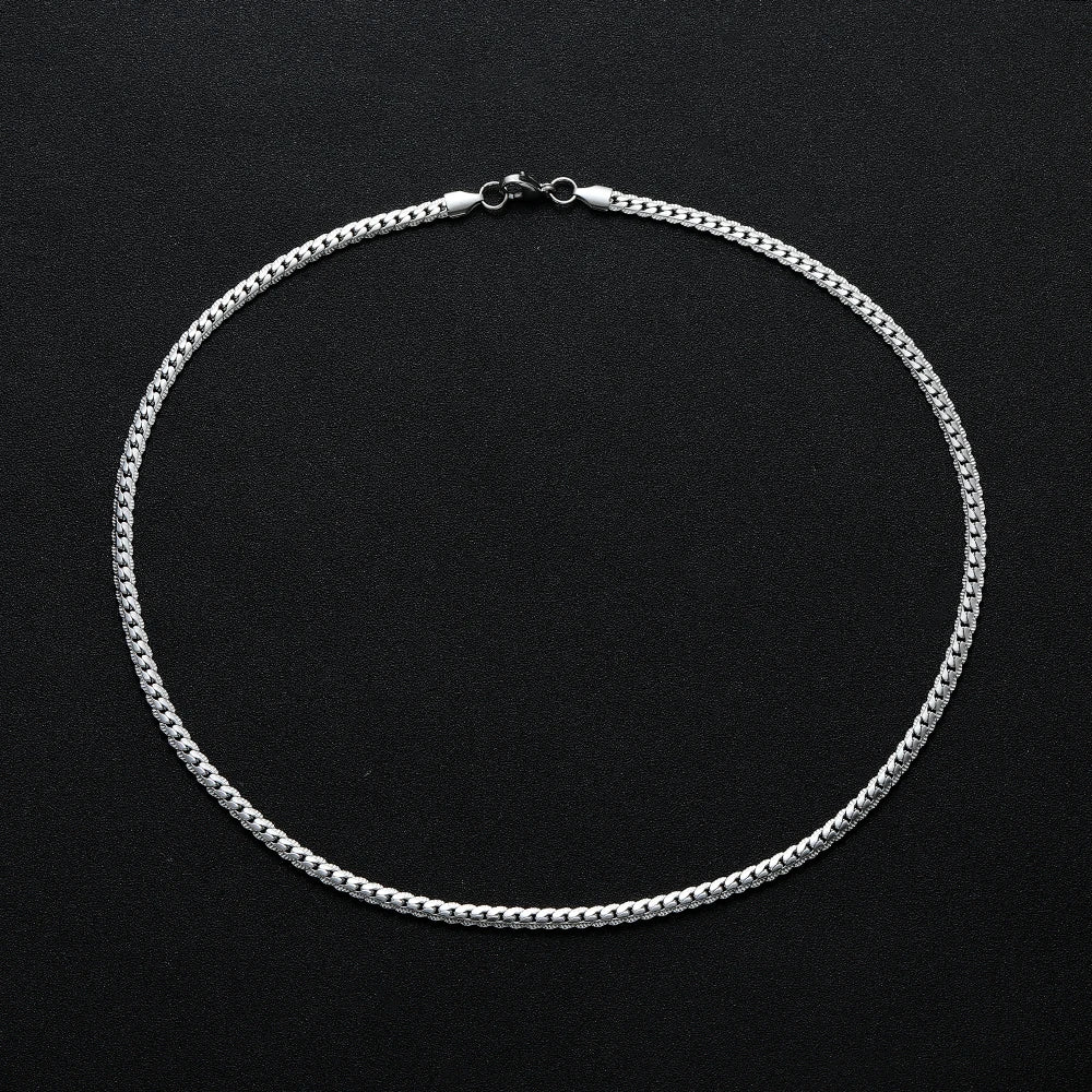 New Arrival Width 5MM 316L Stainless Steel Snake Chain Necklace & Bracelet Fashion Men's Jewelry Set Party Gift
