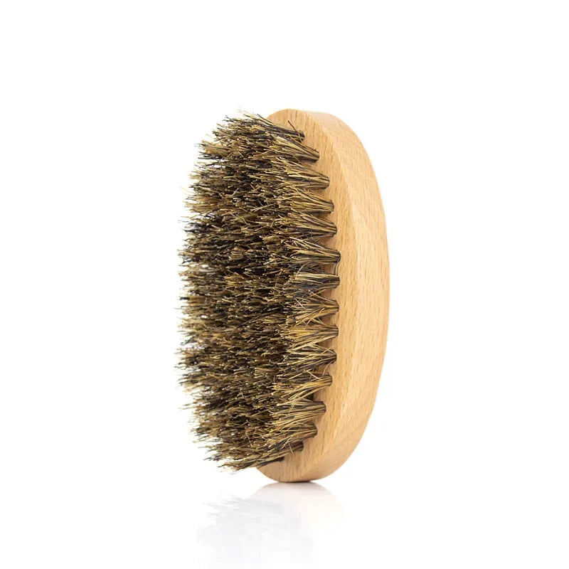 " new " Barber : Brosse de barbe ovale