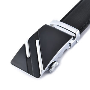 Fashion Automatic Buckle Men's Leather Belt Male Classy Touser Trend Belt for Men High Quality Designer Luxury Accessories 130cm