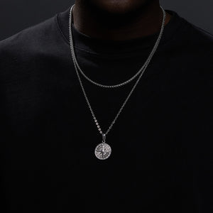 Collier pendentif boussole
