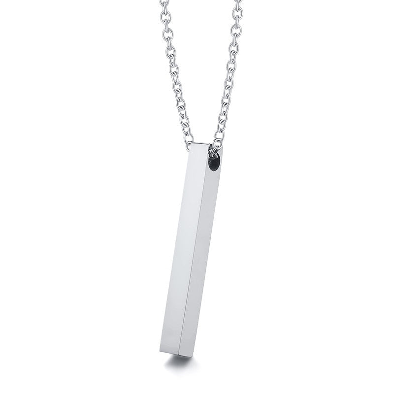 Collier 3D Vertical Bar