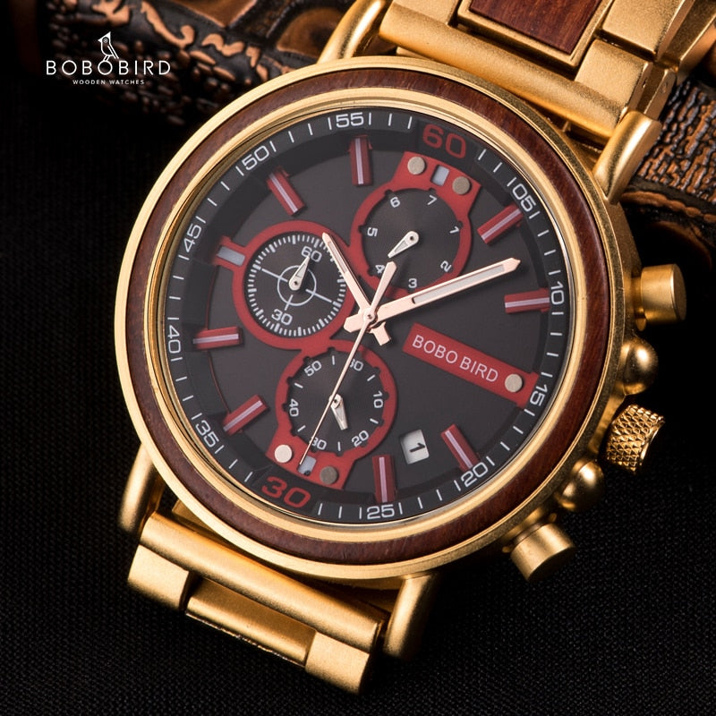 BOBO BIRD  Stylish Chronographe