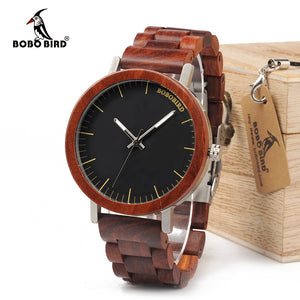 BOBO BIRD WM16 Design en bois Quartz de luxe