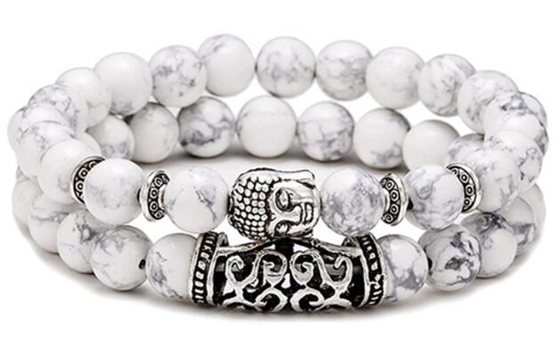 Bracelet perle bouda double