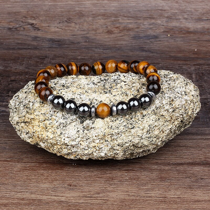 Bracelet perle hématite & cie