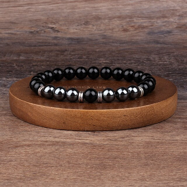 Bracelet perle hématite & cie