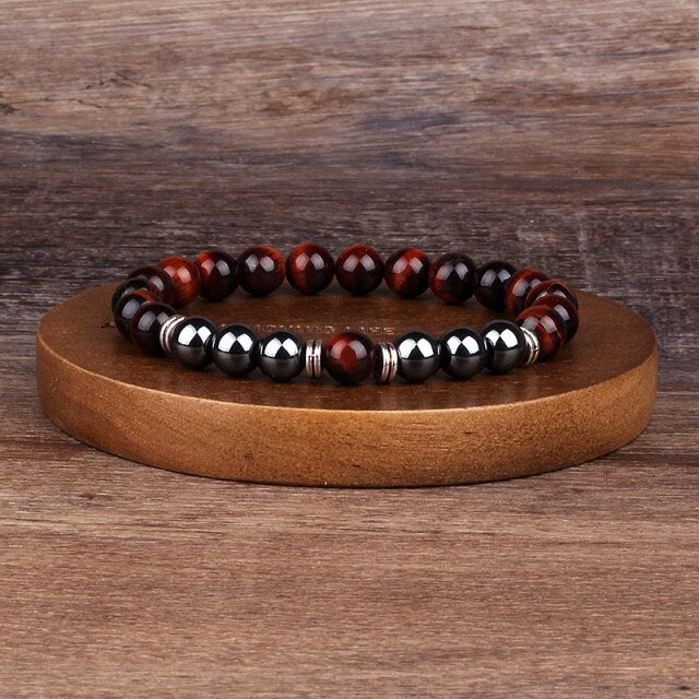 Bracelet perle hématite & cie