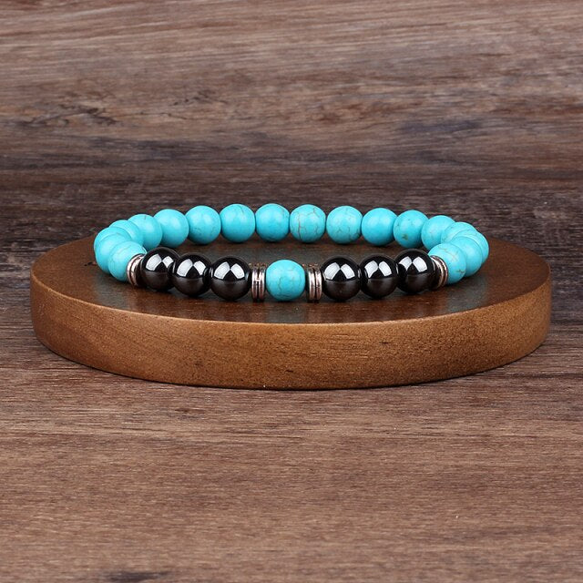 Bracelet perle hématite & cie