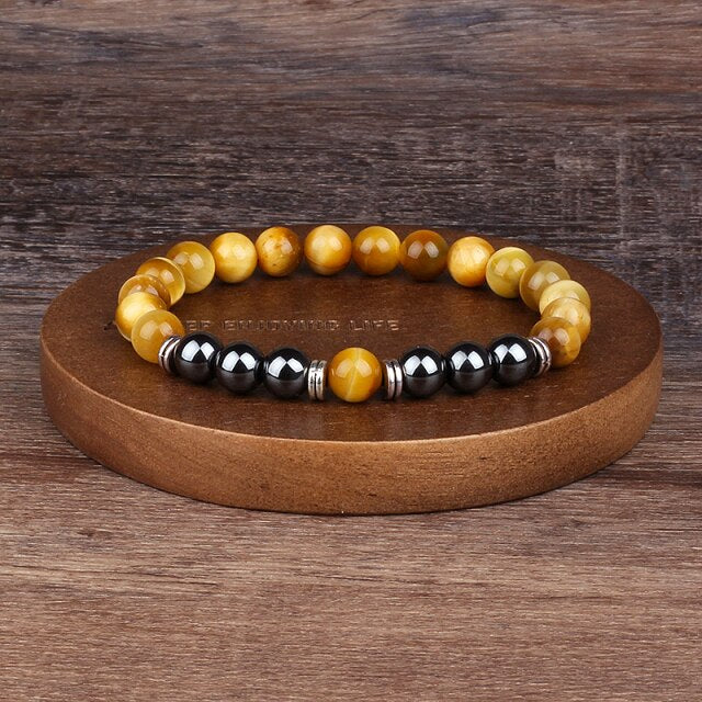 Bracelet perle hématite & cie