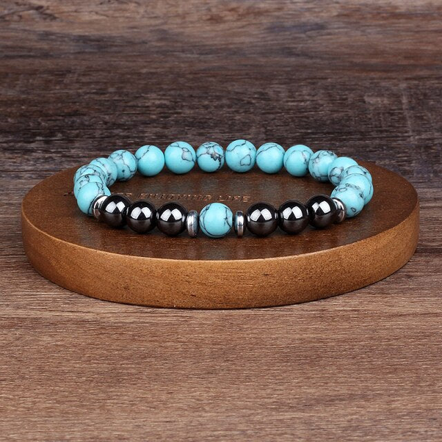 Bracelet perle hématite & cie