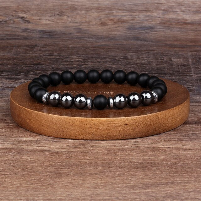 Bracelet perle hématite & cie