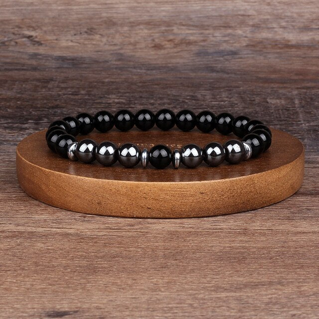 Bracelet perle hématite & cie