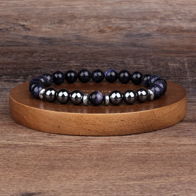 Bracelet perle hématite & cie